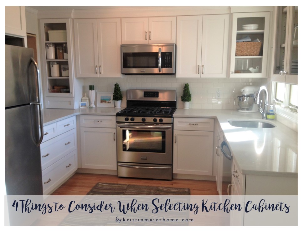 Tips for Selecting Kitchen Cabinets - Kristin Maier Home
