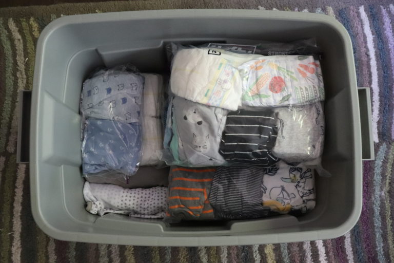 How to Store Outgrown Baby Clothes Kristin Maier Home